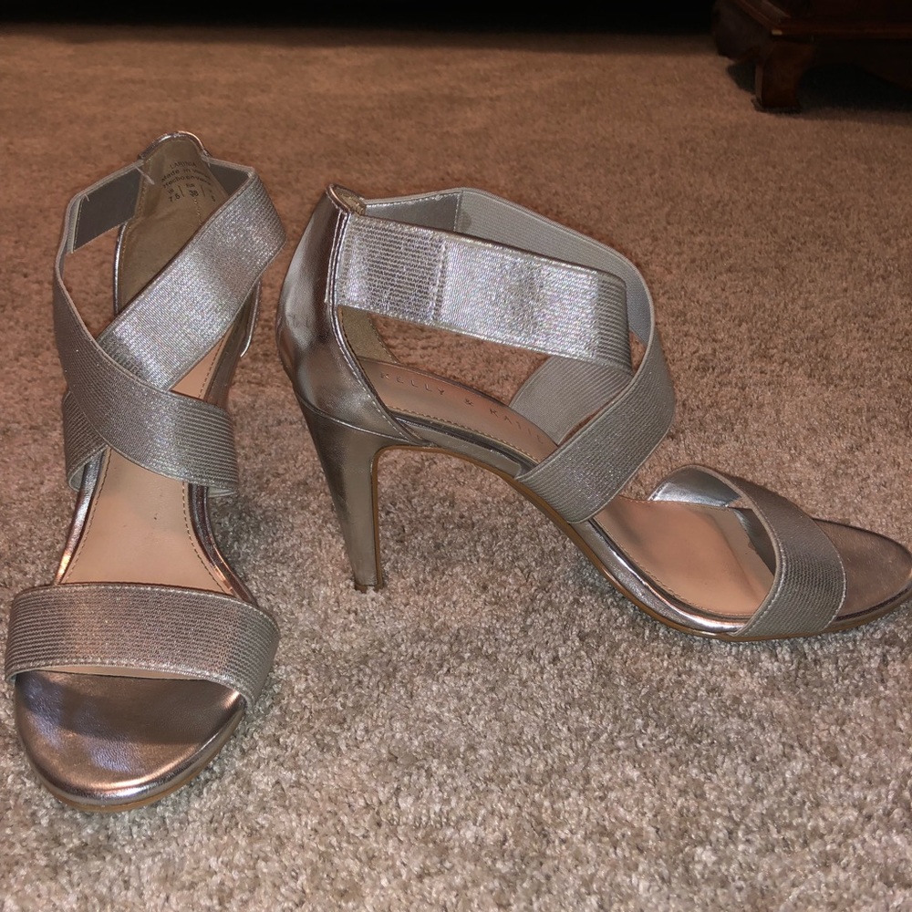 Silver heels